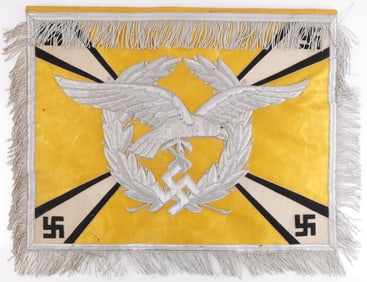 WWII GERMAN LUFTWAFFE COMMANDER TRUMPET BANNER