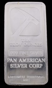 10 TROY OUNCE .999 SILVER BULLION BAR INGOT