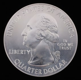 5 OZT SILVER ROUND UNITED STATES QUARTER