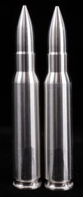 SILVER BULLET BULLION ROUND .308 CAL 4 OZT TOTAL