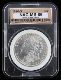 1900 S MS66 MORGAN SILVER DOLLAR COIN