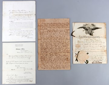 MARY EVANS BEAUCHAMP LETTERS & DOCUMENTS ALS DS