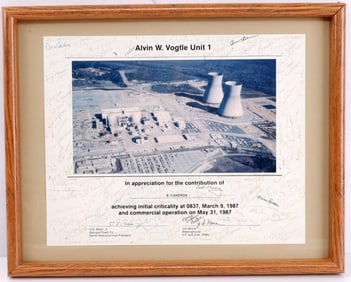 SIGNED NUCLEAR REACTOR APPRECIATION DOCUMENT