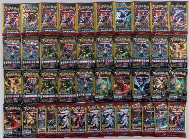 LOT OF 43 UNOPENED POKEMON TRADING CARD PACKS