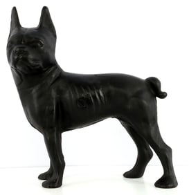 CAST IRON PITBULL DOORSTOP TYGE BUSTER BROWN