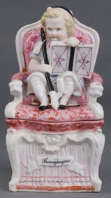 CONTA & BOEHME VICTORIAN TOBACCO FAIRING JAR