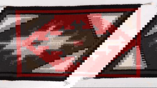 NATIVE AMERICAN NAVAJO RUG KLAGETOH DESIGN CHEE