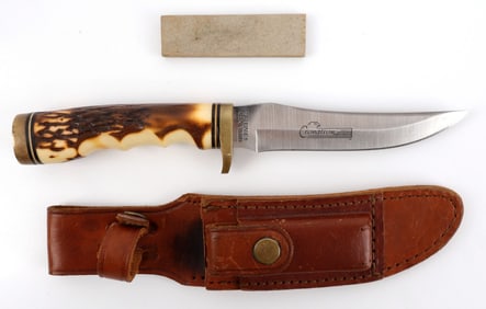 4.75 INCH SCHRADE UNCLE HENRY BLADE KNIFE W SHEATH