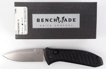 BENCHMADE KNIFE PRESIDIO II FOLDING BLADE