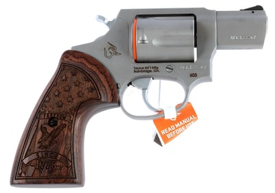 TAURUS 605 .357 MAG REVOLVER 1776 WOOD GRIPS NIB