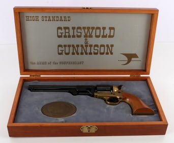 HIGH STANDARD GRISWOLD & GUNNISON .36 REVOLVER