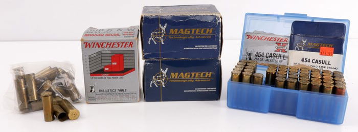 108 RDS .500 S&W MAGNUM & .454 CASULL AMMUNITION
