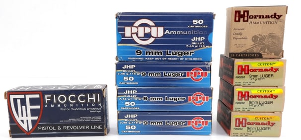 350 RDS 9MM LUGER JHP PERSONAL DEFENSE AMMUNITION