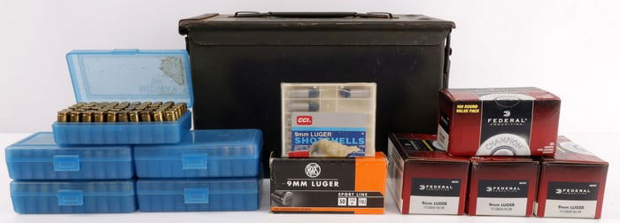 650 RDS 9MM LUGER PISTOL AMMUNITION