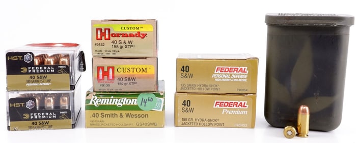 200 RDS .40 S&W JHP PERSONAL DEFENSE AMMUNITION
