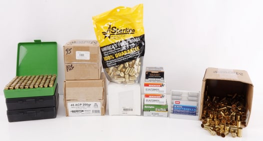 1000CT 45 ACP RELOADING COMPONENTS BULLETS & BRASS