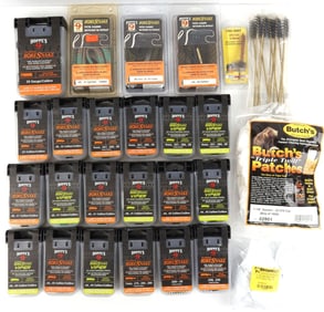 LOT OF 23 FIREARM CLEANER VARIOUS CALIBER