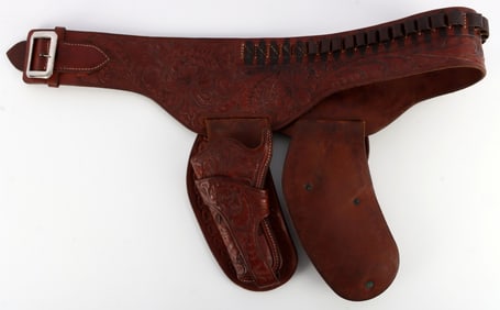 ANTIQUE LEATHER COLT SINGLE ACTION ARMY HOLSTER