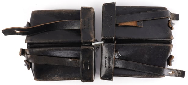COLD WAR GERMAN K98 LEATHER MAGAZINE POUCH SET