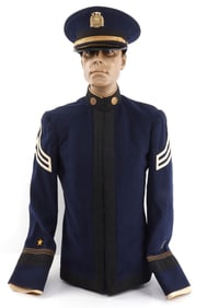 WWII VIRGINIA TECH ROTC CADET UNIFORM & VISOR CAP
