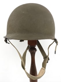 ISRAELI M-1 KASDA HELMET WITH LINER & CHIN STRAP