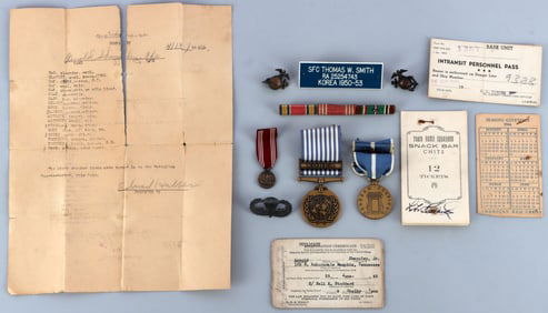 US MARINE VET KOREAN WAR MEDALS RIBBONS AND MORE