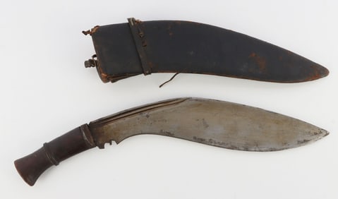 WWII BRITISH GURKHA KUKRI FIGHTING KNIFE & SHEATH