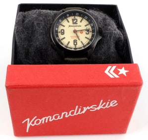 VOSTOK KOMANDIRSKIE RUSSIAN MILITARY WATCH