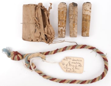 LOT OF 4 CIVIL WAR FUZE AND GAR SOUVENIR