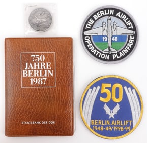 LOT OF 4 ITEMS RELATING TO BERLIN & BERLIN AIRLIFT