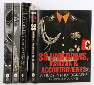 LOT OF 4 WWII GERMAN REICH SS UNIFORM REFERENCES