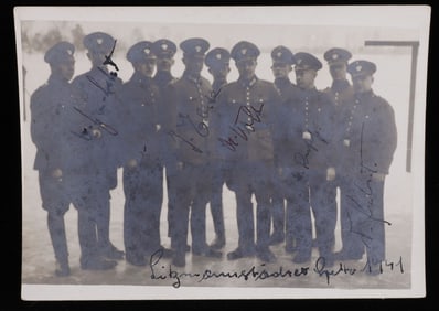WWII GERMAN THIRD REICH LITZMANSTADT POLICE PHOTO