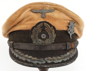 WWII GERMAN THIRD REICH U-BOAT NCO VISOR CAP