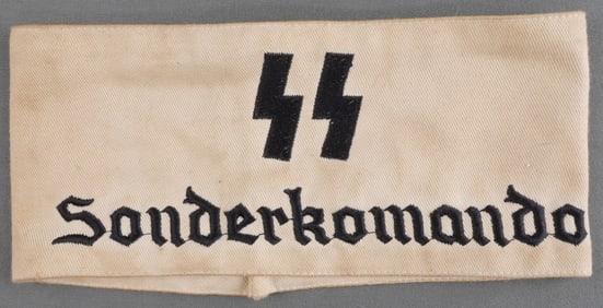 WWII GERMAN SS SONDERKOMANDO ARMBAND
