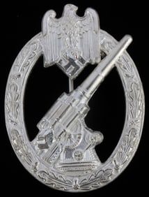 WWII GERMAN MINT UNISSUED ARMY ARTILLERY BADGE
