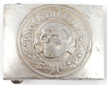 WWII GERMAN THIRD REICH SS BELT BUCKLE