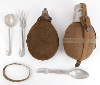 WWII REICH GERMAN LUFTWAFFE CUTLERY SILVERWARE LOT