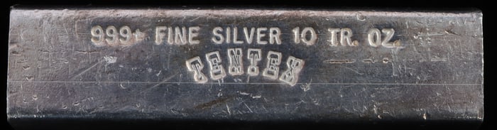 10 TROY OUNCE 999 FINE SILVER BULLION BAR