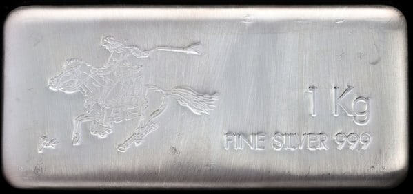 1 KILO 999 FINE SILVER BULLION BAR