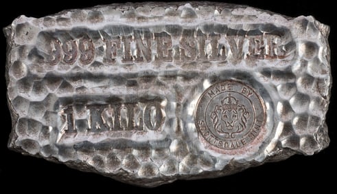 1 KILO 999 FINE SILVER BULLION BAR