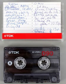 CHARLES MANSON PRISON CASSETTE TAPE RECORDING