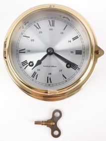 USN 72 HOUR SHIP DECK CLOCK MASON & SULLIVAN