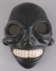 PRECOLUMBIAN TAINO ANCESTRAL SKULL MASK