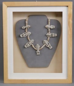 TAINO NECKLACE WITH 7 ANTHROPOMORPHIC PENDANTS