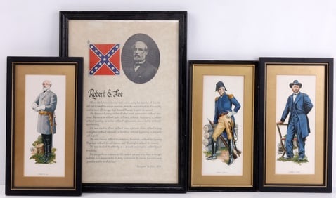 CIVIL WAR GRANT JACKSON LEE FRAMED IMAGES