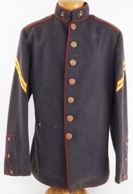 WWI US MARINE CORPS DRESS BLUES UNIFORM TUNIC