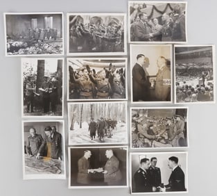 LOT OF 12 WWII GERMAN HEINRICH HOFFMAN PHOTOGRAPHS