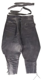 WWII GERMAN REICH LEATHER BREECHES