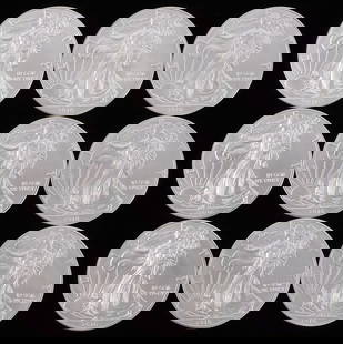 9 2016 1 OZT OUNCE SILVER AMERICAN EAGLE BU COINS: Lot of NINE (9). Brilliant uncirculated. This lot reserved at melt.