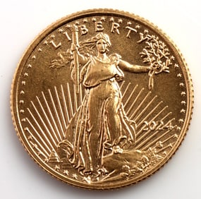 2024 GOLD 1/10 OZT OUNCE AMERICAN EAGLE BU COIN